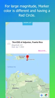 EarthQuake Watcher android App screenshot 4